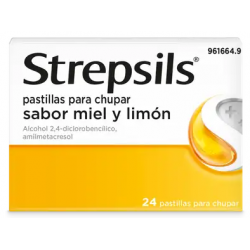 Strepsils Miel y Limón 24 pastillas