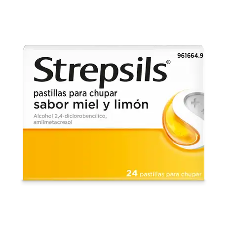 Strepsils Miel y Limón 24 pastillas