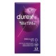 Preservativos Durex Sin Látex 12 Uds