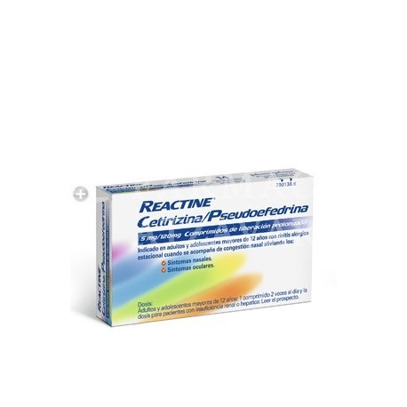 Reactine 5mg/120 mg