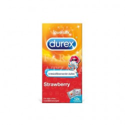 Preservativos Durex Strawberry 12 Uds