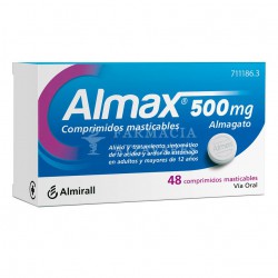 Almax 500 mg  48 comprimidos masticables