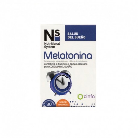 Ns Melatonina 30 comprimidos masticables 